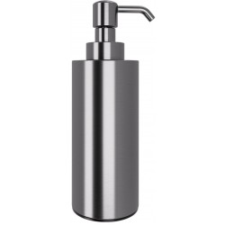 Dispenser από ορείχαλκο επικαθήμενος τύπος 220ml, Gun Metal Brushed, χρώμα: Γκρι επιφάνεια: Βουρτσισμένη Dispenser