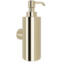 Dispenser από ορείχαλκο επίτοιχος τύπος 220ml, Light Gold Brushed, χρώμα: Χρυσό επιφάνεια: Βουρτσισμένη Dispenser