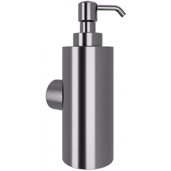 Dispenser από ορείχαλκο επίτοιχος τύπος 220ml, Gun Metal Brushed, χρώμα: Γκρι επιφάνεια: Βουρτσισμένη Dispenser
