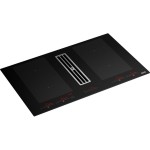 Εστίες με απορροφητήρα Black με γρίλιες Stainless Steel 83x52 Εστίες