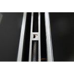 Εστίες με απορροφητήρα Black με γρίλιες Stainless Steel 83x52 Εστίες