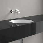 Washbasin Under counter 40x40 material: Porcelain With overflow, color: White surface: Glossy Under counter