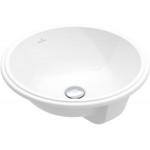 Washbasin Under counter 40x40 material: Porcelain With overflow, color: White surface: Glossy Under counter