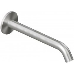 Spout (Nozzle) 21cm Wall-mounted AISI 316L material: Inox, color: Chrome surface: Brushed Bath spouts