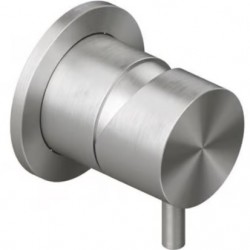 Διακόπτης μπαταρίας νιπτήρος εντοιχιζόμενος από inox, χρώμα: Χρωμέ επιφάνεια: Βουρτσισμένη Διακόπτες