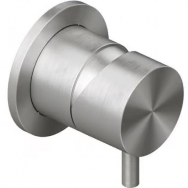 Διακόπτης μπαταρίας νιπτήρος εντοιχιζόμενος από inox, χρώμα: Χρωμέ επιφάνεια: Βουρτσισμένη Διακόπτες