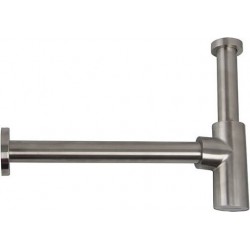 Sink siphon material: Inox surface: Brushed, color: Chrome Siphons