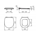 Κάλυμμα λεκάνης soft closing Sandwich slim, χρώμα: Λευκό Καλύμματα