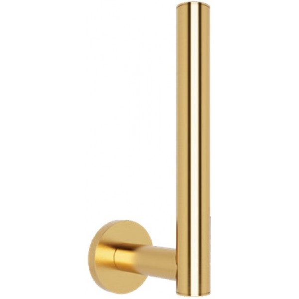 Paper holder vertical material: Brass, color: Gold surface: Brushed Toilet paper holders Paper holder vertical material: Brass, color: Gold surface: Brushed Toilet paper holders