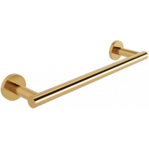Πετσετοθήκη 29cm warm gold Gloss σταθερή από ορείχαλκο μονή, χρώμα: Χρυσό επιφάνεια: Γυαλιστερή Πετσετοθήκες