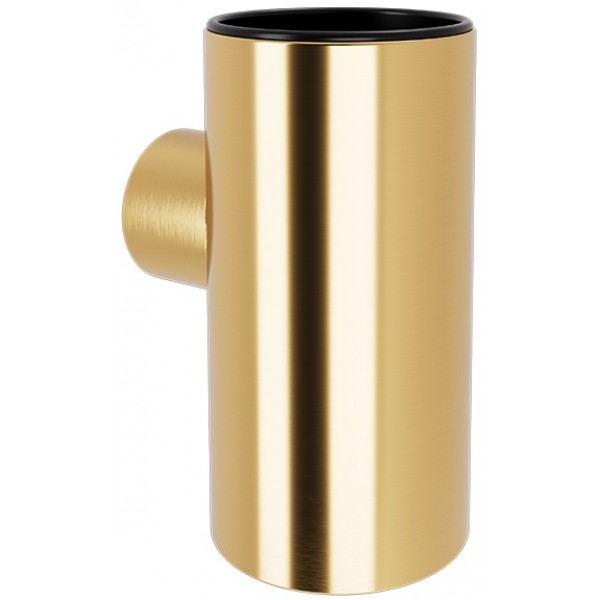 Ποτηροθήκη από ορείχαλκο επίτοιχος τύπος Warm Gold Brushed, χρώμα: Χρυσό επιφάνεια: Βουρτσισμένη Ποτηροθήκες