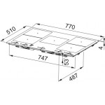 Εστίες K-Link, επαγωγής 77x51 Εστίες