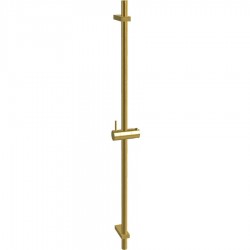 Βέργα ντους 75cm από ορείχαλκο Brushed Gold απλή, χρώμα: Χρυσό επιφάνεια: Βουρτσισμένη Βέργες ντους