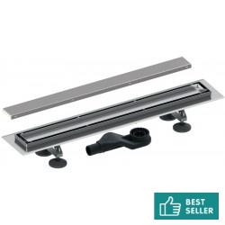 Shower channel material: Inox 60cm, color: Chrome Linear shower drains