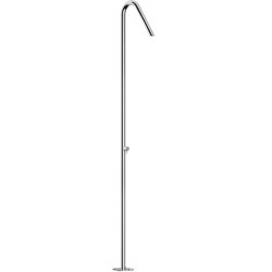 Στήλη ντους εξωτερικού χώρου από inox Rain Shower, steel Brushed, χρώμα: Χρωμέ επιφάνεια: Βουρτσισμένη Εξωτερικού χώρου