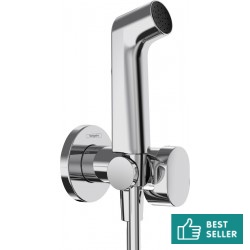 Bidet system external part Mixing material: Brass, color: Chrome surface: Glossy Wall-mounted bidet hand shower systems