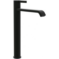 Wash basin tap Deck-mounted for free-standing washbasin material: Brass mixer Without waste, color: Black surface: Matt