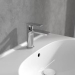 Wash basin tap Deck-mounted material: Brass mixer Without waste Μ size, color: Chrome surface: Glossy Deck-mounted Wash basin tap Deck-mounted material: Brass mixer Without waste Μ size, color: Chrome surface: Glossy Deck-mounted