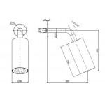 Shower (jet), color: Chrome material: Inox surface: Brushed Wall-mounted shower heads Shower (jet), color: Chrome material: Inox surface: Brushed Wall-mounted shower heads