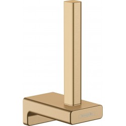 Paper holder vertical material: Brass, color: Bronze surface: Brushed Toilet paper holders