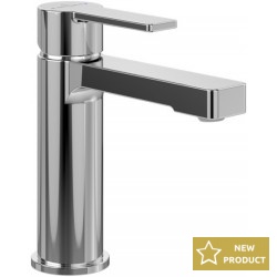 Wash basin tap Deck-mounted material: Brass mixer Without waste Μ size, color: Chrome surface: Glossy Deck-mounted