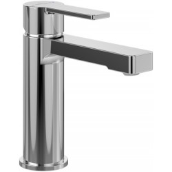 Wash basin tap Deck-mounted material: Brass mixer Without waste Μ size, color: Chrome surface: Glossy Deck-mounted