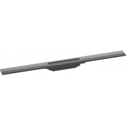 Κάλυμμα για αυλάκι 80, Brushed Black Chrome από inox, χρώμα: Γκρι Σκούρο Αυλάκια ντουζιέρας