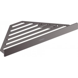 Sponge box material: Brass Corner mounted Single, color: Dark Grey surface: Brushed