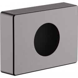 Θήκη για σακουλάκια Brushed Black chrome από ορείχαλκο, χρώμα: Γκρι Σκούρο επιφάνεια: Βουρτσισμένη Χαρτομαντηλοθήκες