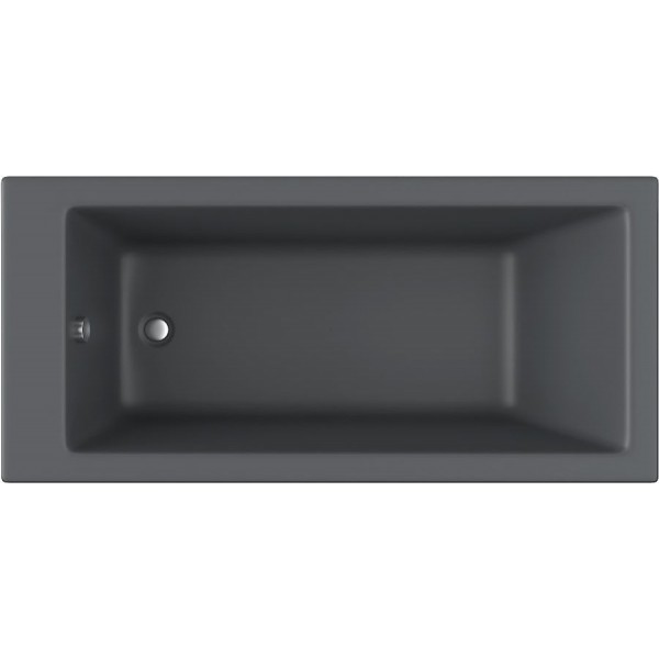 Bathtub Rectangular 150x70 material: Acrylic, color: Black no grab bars surface: Matt Bathtub Rectangular 150x70 material: Acrylic, color: Black no grab bars surface: Matt