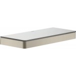 Shelve 30cm material: Brass, color: Chrome surface: Brushed Shelves