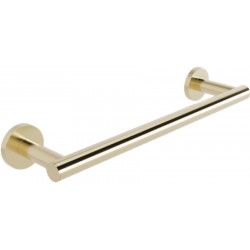 Πετσετοθήκη 29cm Light Gold Brushed σταθερή από ορείχαλκο μονή, χρώμα: Χρυσό επιφάνεια: Βουρτσισμένη Πετσετοθήκες