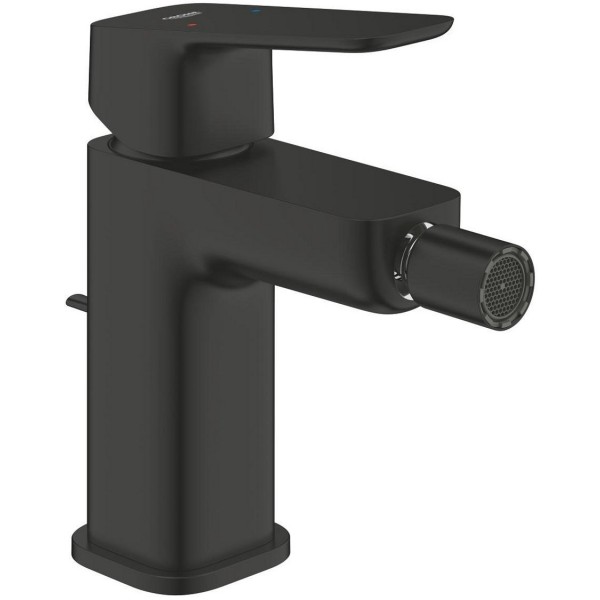 Μπαταρία μπιντέ S-Size, matte black από ορείχαλκο, χρώμα: Μαύρο επιφάνεια: Ματ Επικαθήμενες