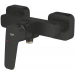 Μπαταρία ντουζιέρας επίτοιχη αναμεικτική από ορείχαλκο κορμός (χωρίς τηλέφωνο, σπιράλ, στήριγμα)  , Matte Black, χρώμα: Μαύρο επιφάνεια: Ματ Επίτοιχες