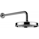 Shower head Wall-mounted 22,9x22,9 material: Brass, style: 1 spray, color: Chrome surface: Glossy Overhead showers