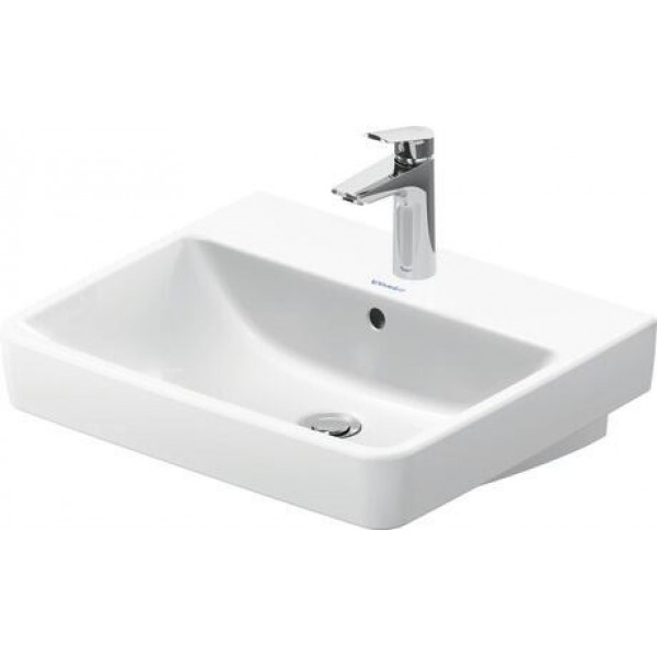 Νιπτήρας επίτοιχος 55x46 White High Gloss με 1 γούρνα με οπή στη μέση με υπερχείλιση από πορσελάνη, χρώμα: Λευκό επιφάνεια: Γυαλιστερή Επίτοιχοι Νιπτήρας επίτοιχος 55x46 White High Gloss με 1 γούρνα με οπή στη μέση με υπερχείλιση από πορσελάνη, χρώμα: Λευκό επιφάνεια: Γυαλιστερή Επίτοιχοι