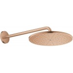 Κεφαλή ντους επίτοιχος τύπος 31x31 από ABS 1 ροής 310, & βραχίονα 42,2cm, Brushed Warm Sunset, χρώμα: Ροζ Χρυσό επιφάνεια: Βουρτσισμένη Κεφαλές ντους