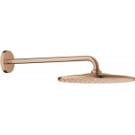 Κεφαλή ντους επίτοιχος τύπος 31x31 από ABS 1 ροής 310, & βραχίονα 42,2cm, Brushed Warm Sunset, χρώμα: Ροζ Χρυσό επιφάνεια: Βουρτσισμένη Κεφαλές ντους