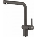 Kitchen tap Deck-mounted material: Brass With Pull-Out Spray 1 jet, color: Grey surface: Matt Kitchen tap Deck-mounted material: Brass With Pull-Out Spray 1 jet, color: Grey surface: Matt