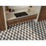 Patchwork πλακιδίου 25x21,6 Ιταλίας, σχήμα: Εξάγωνο Α’ διαλογής επιφάνεια: Ματ Εξάγωνο, απόχρωση: Mix Patchwork