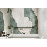 Floor tiles 59,7x119,7 Italy, style: marble 1st choice rettificato surface: Matt, hue: White/Green Plain tiles