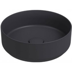 Washbasin Free standing 36x36x12 material: Porcelain Without hole Without overflow Anthracite Matt, color: Dark Grey surface: Matt Free standing