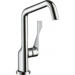 Kitchen tap Deck-mounted material: Brass, color: Chrome surface: Glossy Deck-mounted