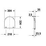 Toilet-seat soft closing, style: Wrapover, color: White Toilet seats & covers Toilet-seat soft closing, style: Wrapover, color: White Toilet seats & covers
