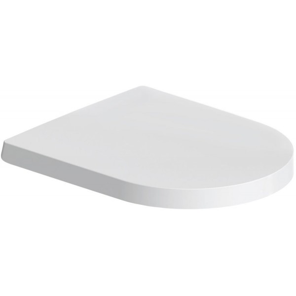 Κάλυμμα λεκάνης soft closing Wrapover White Satin Mat, χρώμα: Λευκό Καλύμματα