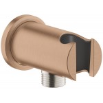 Shower holder Fixed With Outlet elbow material: Brass, color: Pink Gold surface: Brushed Shower holders Shower holder Fixed With Outlet elbow material: Brass, color: Pink Gold surface: Brushed Shower holders