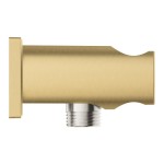 Shower holder Fixed With Outlet elbow material: Brass, color: Gold surface: Brushed Shower holders