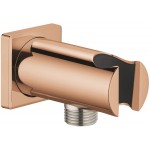 Shower holder Fixed With Outlet elbow material: Brass, color: Pink Gold surface: Glossy Shower holders