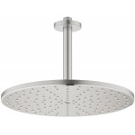 Κεφαλή ντους οροφής 31x31 από ABS 1 ροής 310, με βραχίονα 14,2cm, Supersteel, χρώμα: Χρωμέ επιφάνεια: Βουρτσισμένη Κεφαλές ντους