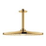 Κεφαλή ντους οροφής 31x31 από ABS 1 ροής 310, με βραχίονα 14,2cm, Cool Sunrise, χρώμα: Χρυσό επιφάνεια: Γυαλιστερή Κεφαλές ντους